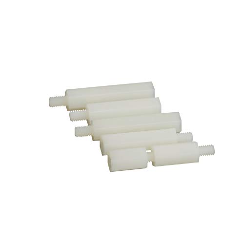 SZHKM 200pcs M3 Standoff Kit Rasberry Pi Standoffs Male Female Circuit Board Standoffs Hex PCB Standoffs Nylon Motherboard Standoffs Assortment for Drone Quadcopter Building