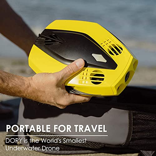 CHASING Dory Underwater Drone - 1080p Full HD Underwater Drone with Camera for Real Time Viewing, APP Remote Control, Palm-Sized and Portable with Carrying Case, WiFi Buoy and 49 ft Tether, ROV