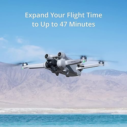 DJI Mini 3 Pro Fly More Kit Plus, Includes Two Intelligent Flight Batteries Plus, a Two-Way Charging Hub, Data Cable, Shoulder Bag, Spare propellers, and Screws