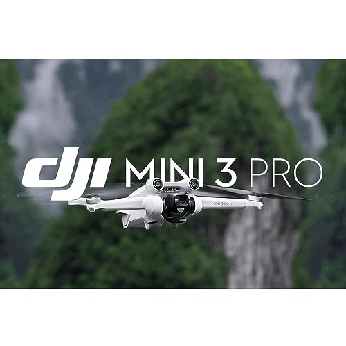 DJI Mini 3 Pro Fly More Kit Plus, Includes Two Intelligent Flight Batteries Plus, a Two-Way Charging Hub, Data Cable, Shoulder Bag, Spare propellers, and Screws