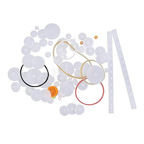 GREEN FABWOOD 75 Type Plastic Crown Gear Single Double Reduction Gear Worm Gear (Original Version)