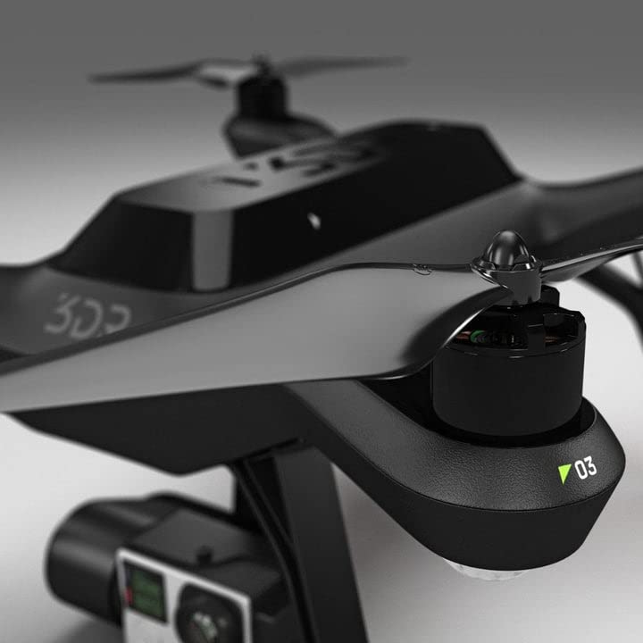 MAS Upgrade Propellers for 3DR Solo with Built-in Nut in Black - x4 in Set