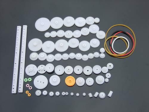 GREEN FABWOOD 75 Type Plastic Crown Gear Single Double Reduction Gear Worm Gear (Original Version)