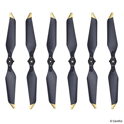CamKix Propellers Replacement for DJI Mavic Pro / Platinum - 6 Blades - Low Noise - Quick Release Foldable Wings - Flight Tested Design - Essential Accessor