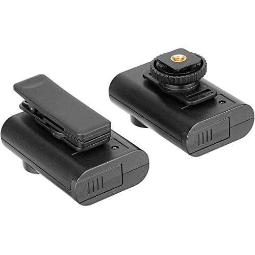 2.4G Wireless Lavalier Microphone System, BOYA WM4 PRO-K2 Lapel Clip-on Mini Wireless Mic Compatible with Canon Nikon Sony DSLR Camera iOS Android Smartphone Audio Recorder YouTube Facebook Vlogging