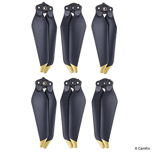 CamKix Propellers Replacement for DJI Mavic Pro / Platinum - 6 Blades - Low Noise - Quick Release Foldable Wings - Flight Tested Design - Essential Accessor