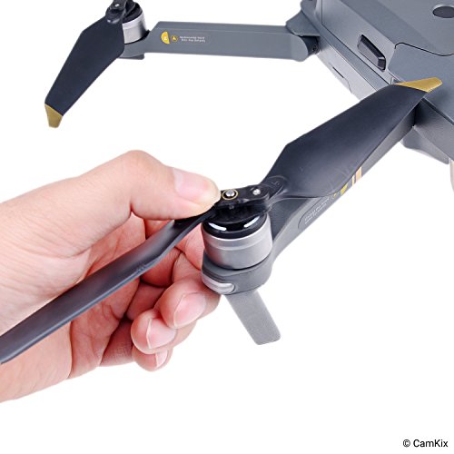 CamKix Propellers Replacement for DJI Mavic Pro / Platinum - 6 Blades - Low Noise - Quick Release Foldable Wings - Flight Tested Design - Essential Accessor