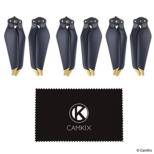 CamKix Propellers Replacement for DJI Mavic Pro / Platinum - 6 Blades - Low Noise - Quick Release Foldable Wings - Flight Tested Design - Essential Accessor