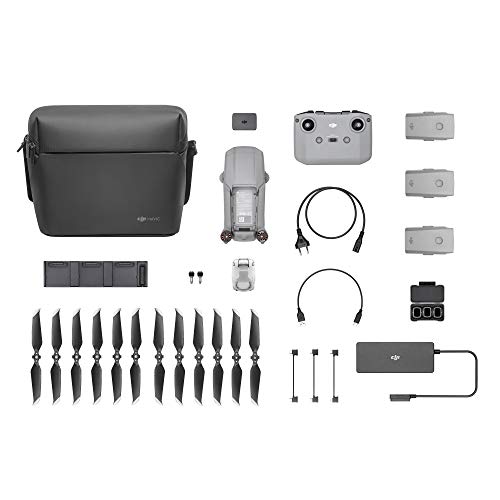 DJI Mavic Air 2 Fly More Combo - Drone Quadcopter UAV with 48MP Camera 4K Video 8K Hyperlapse 1/2" CMOS Sensor 3-Axis Gimbal 34min Flight Time ActiveTrack 3.0 Ocusync 2.0, Gray