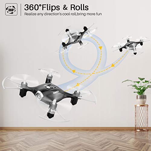 SYMA X20-Black 2.4 GHz Mini Micro RC Drone, Black
