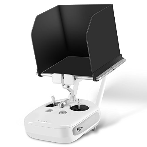 Tineer DJI Sunshade Hood Cover Cellphone Tablet, Monitor Sun Hood Remote Controller for DJI Mavic 2 Zoom/Mavic Mini/Mavic Air 2/ Mavic Air Pro/Spark/Phantom 3 4/Inspire 1 2/Osmo RC Drones(L200)