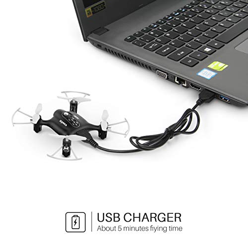 SYMA X20-Black 2.4 GHz Mini Micro RC Drone, Black
