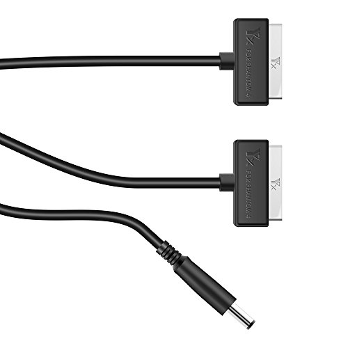 Rantow Phantom 4 Battery Car Charger - Charge 2 Batteries + 1 Remote Controller at the Same Time - Car Charger Adapter for DJI Phantom 4/4 Pro/Pro+/Advanced