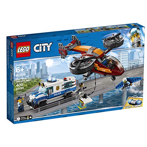 LEGO City Sky Police Diamond Heist 60209 Building Kit (400 Pieces) (Discontinued by Manufacturer)