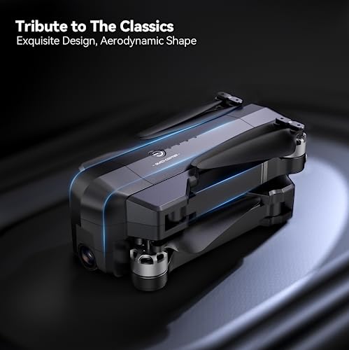 RUKO F11Pro Drones with Camera for Adults 4K UHD Camera Live Video 30 Mins Flight Time with GPS Return Home Brushless Motor-Black?1 Extra Battery + Carrying Case?