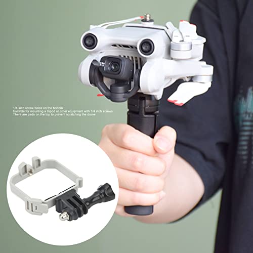 Quadcopter Camera Mounts, Top Extension Camera Bracket Mount Holder Panoramic Action Camera Adapter Base Accessories for DJI Mini 3 Pro
