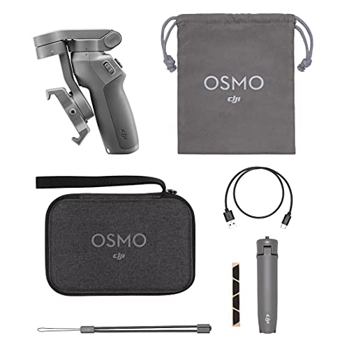 DJI Osmo Mobile 3 Combo - 3-Axis Smartphone Gimbal Handheld Stabilizer Vlog Youtuber Live Video for iPhone Android Samsung Galaxy iPhone 11/11pro/11pro/ Xs/Xs Max/Xr/X and more