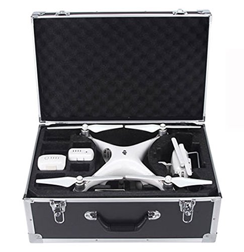 HUL Aluminum Carrying Case for DJI Phantom 3 Standard / SE / Professional / Advanced / 4K / Phantom 4 / Phantom 4 Pro Drones