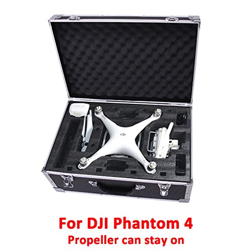 HUL Aluminum Carrying Case for DJI Phantom 3 Standard / SE / Professional / Advanced / 4K / Phantom 4 / Phantom 4 Pro Drones