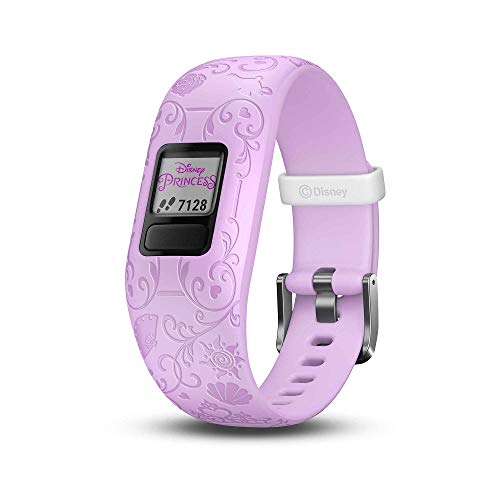 Garmin Vívofit Jr 2, Kids Fitness/Activity Tracker, 1-year Battery Life, Adjustable Band, Disney Princess, Purple