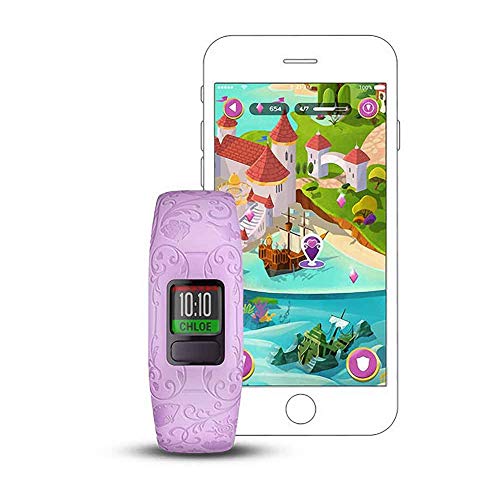 Garmin Vívofit Jr 2, Kids Fitness/Activity Tracker, 1-year Battery Life, Adjustable Band, Disney Princess, Purple