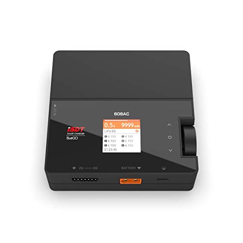 ISDT 608AC Battgo Lipo Battery Charger 6S/8A/200W AC/DC Smart Charger for LiFe, Lilon, LiPo, LiHv / Pb / NiMH Battery Balance Charger Discharger?Battery Charger Adapter?