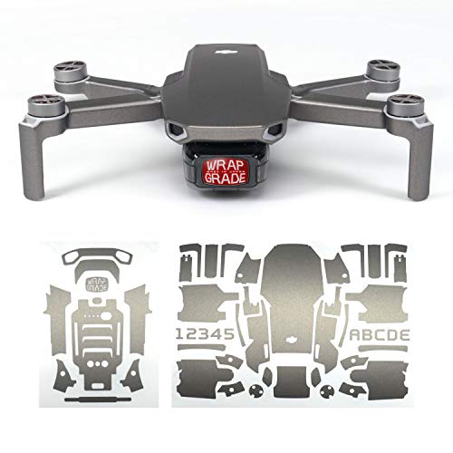 Wrapgrade Skin Compatible with DJI Mavic Mini (Titanium)