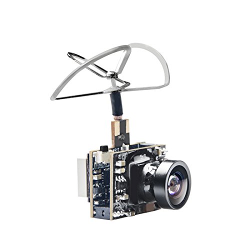 GOQOTOMO GT02 200mW 5.8GHz 40CH FPV Video Transmitter with Ultra Micro AIO NTSC 600TVL Camera Combo for FPV Indoor Racing