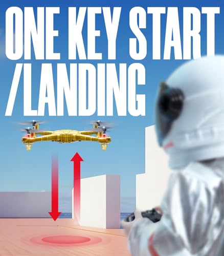 Drones for Kids, SYMA X440 DIY Mini RC Drone with Detachable Arms Remote Control Toys Gifts for Boys Girls with 7-Color Light Switching, 16 Stunts, 2 Modular Batteries and Altitude Hold, Yellow