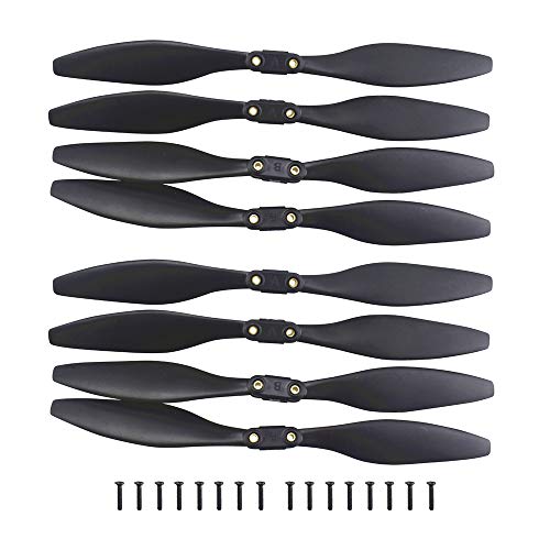 Anbee 4pcs Propellers Props Blades Compatible with Holy Stone HS720 HS720E RC Quadcopter Accessories Black