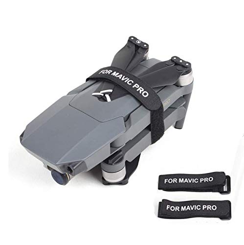 Propeller Blade Fixed Magic Tape Propellers Stabilizer Enfoldment Fixing Strap Transport Protector Motor Blade Fixing Strap for Mavic 2 Pro Drone Accessories (Black)