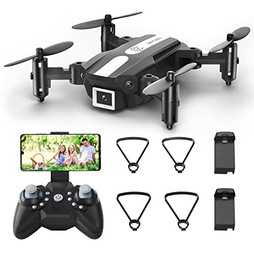FERIETELF T25 Mini Drone with Camera - 1080P HD RC Drones for Kids 8-12 Fpv Drone for Adults Beginners, With One Key Take Off/ Landing, Gravity Sensor, Gesture Control, 3D Flip, Voice Control