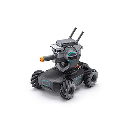 DJI RoboMaster S1 - Educational Robot STEM Programmable for Kids Science Learning Toy Car Remote Control Intelligent AI Scratch Python Coding 5MP 1/4" CMOS Camera