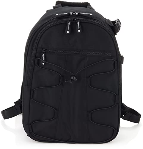AmazonBasics Backpack for SLR/DSLR Camera and Accessories - 11 x 6 x 15 Inches, Black