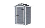 Keter Manor Grey Outdoor Garden Storage Shed 4x3 ft