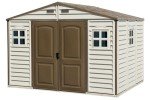 Duramax WoodSide 10x8 Plastic Garden Shed