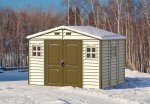 Duramax WoodSide 10x8 Plastic Garden Shed