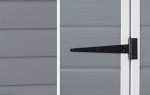 Keter Manor Grey Outdoor Garden Storage Shed 4x3 ft