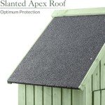 Slim Wooden Garden Shed with Lockable Door