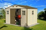 Duramax WoodSide 10x8 Plastic Garden Shed