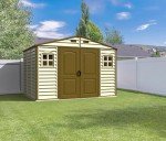 Duramax WoodSide 10x8 Plastic Garden Shed