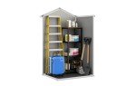 Keter Manor Grey Outdoor Garden Storage Shed 4x3 ft