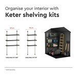 Keter Darwin 6x4ft Outdoor Garden Storage Shed