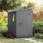 Keter Darwin 6x4ft Outdoor Garden Storage Shed