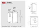 Keter Darwin 6x4ft Outdoor Garden Storage Shed
