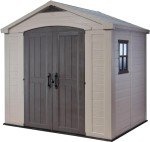 Keter 8x6 ft Beige/Brown Outdoor Storage Shed