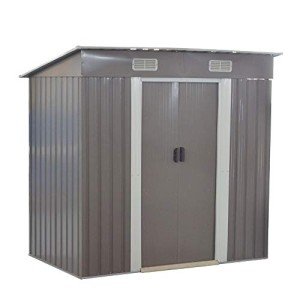 Panana Heavy Duty Metal Garden Shed 6x4