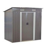 Panana Heavy Duty Metal Garden Shed 6x4