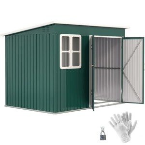 Outsunny 8.5x6ft Metal Garden Storage Shed