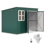 Outsunny 8.5x6ft Metal Garden Storage Shed